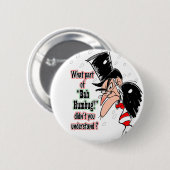 SCHROOG RONDE BUTTON 5,7 CM (Voorkant /achterkant)