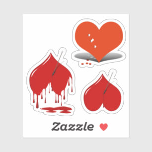 Schroot boek Anti Valentijnsdag Sticker