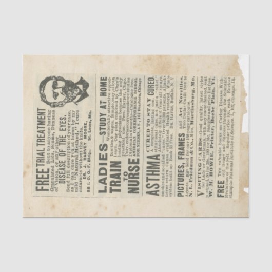 Schroot Ephemera Design Serie #16 Tissuepapier (Voorkant)