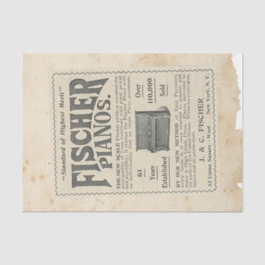 Schroot Ephemera Design Serie #9 Tissuepapier (Voorkant)