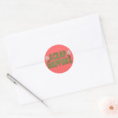 Schroot gebeurt ronde sticker (Envelop)