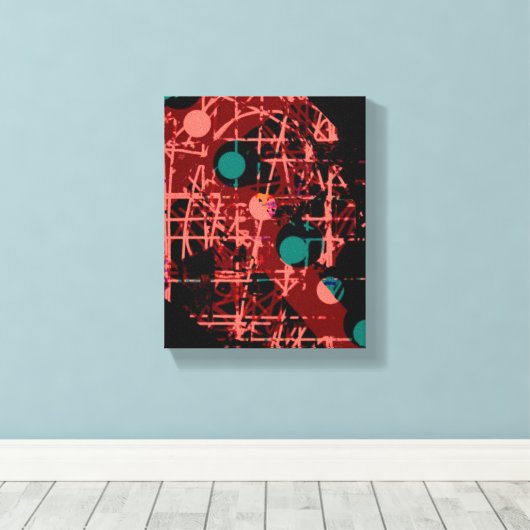 Schroot metaal canvas afdruk (Insitu (Houten vloer))