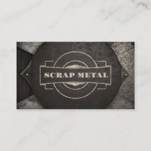 Schroot Metaal Recycling Metaal Visitekaartje