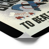 Schroot van metalen Tweede Wereldoorlog Poster (Hoek)