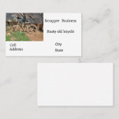 schrootmetaalbedrijf visitekaartje (Voorkant / Achterkant)