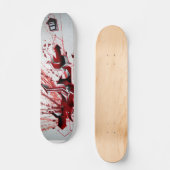 Schu Red graffiti Skateboard (Voorkant)