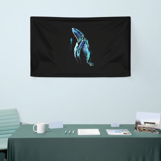 Schuba Diver Humpback Whale Swimming Diving Gift Spandoek (Beurs)