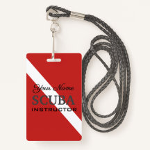 SCHUBA INSTRUCTOR-LABEL VOOR DESKUNDIGE DIVERS