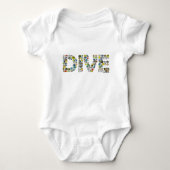 Schubadsorteerbare DIVE Romper (Voorkant)