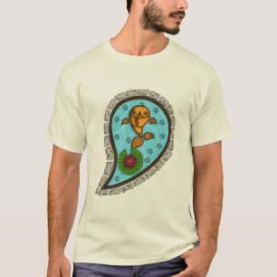 Schubben Heren Licht Shirt