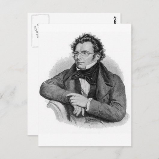 schubert briefkaart (Voorkant / Achterkant)