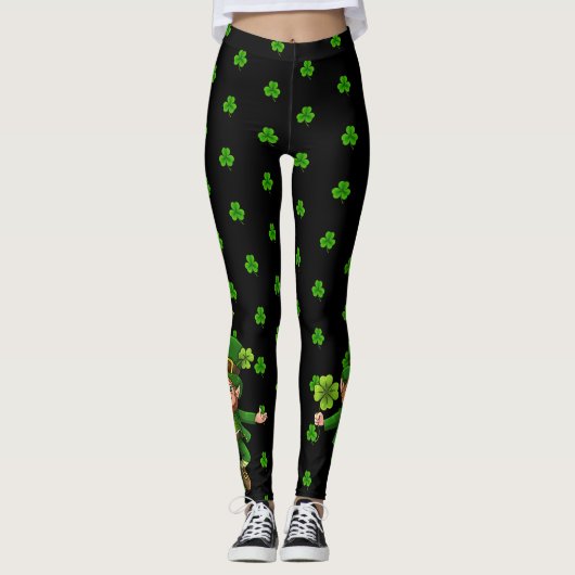 Schud de Leggings van de Shamrocks St. Patrick's D (Voorkant)