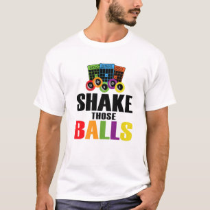 Schud die ballen Funny Bingo Lover Funny Bingo T-shirt