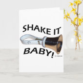 Schud het Baby! Kaart (Gele Bloem)