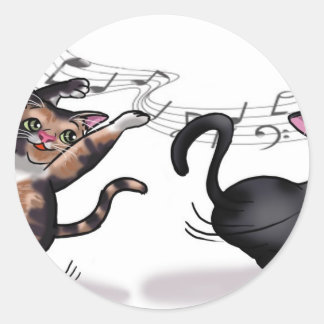 Schud je boek ronde sticker