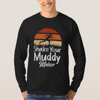 Schud je modderige maker - Modder Running T-shirt