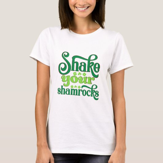 Schud je Shamrocks T-shirt (Voorkant)
