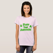 Schud je Shamrocks! T-shirt (Voorkant volledig)