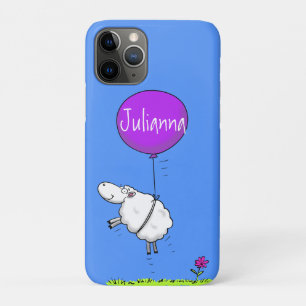 Schudballon cartoon humor illustratie iPhone 11 pro hoesje