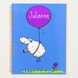 Schudballon cartoon humor illustratie planner