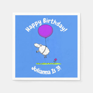 Schudballon cartoon humor illustratie servet