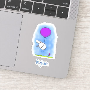 Schudballon cartoon humor illustratie sticker
