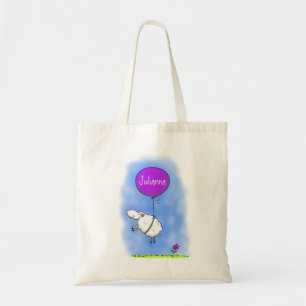 Schudballon cartoon humor illustratie tote bag