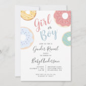 Schuddeeg Donuts Girl of Boy Gender onthulling Kaart (Voorkant)