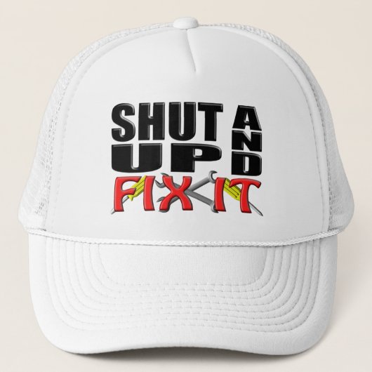 SCHUDDEN EN FIX IT (tools) Trucker Pet (Voorkant)