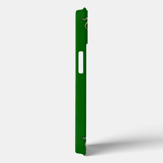 Schudden en geckos op pijngroen Case-Mate iPhone case (Achterkant / Rechts)