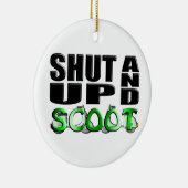 SCHUDDEN EN SCOOT KERAMISCH ORNAMENT (Rechts)