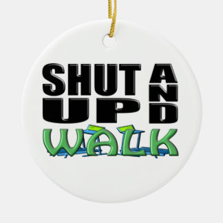SCHUDDEN EN WALK (Treadmill) Keramisch Ornament