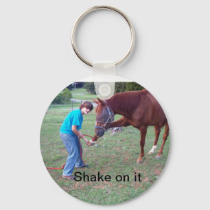 Schudden erop sleutelhanger