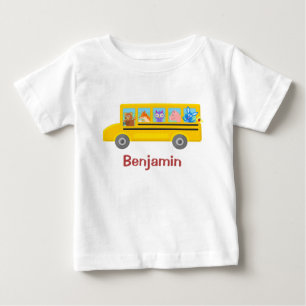 Schuddieren op de schoolbus Gepersonaliseerde na