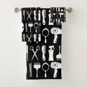 Schuddoezelset voor haarstylist gereedschap bad handdoek