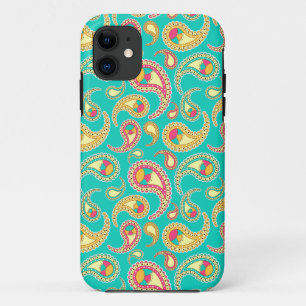 Schudkleurig paisleypatroon iPhone 11 hoesje