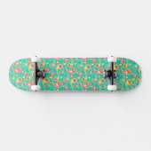 Schudkleurig paisleypatroon skateboard (Horizontaal)