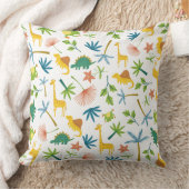 Schudkleurige safari-bossen van kinder kwekerijen kussen (Deken)