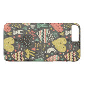 Schudliefdesbundelpatroon met harten Case-Mate iPhone case (Achterkant (Horizontaal))