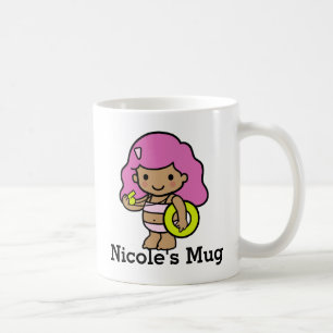 Schudmeisje Lifeguard met levenspaar Koffiemok