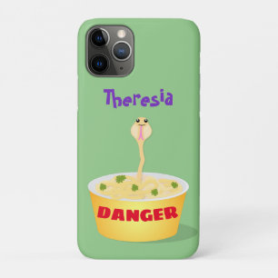 Schudnoedels, cartoon illustratie humor iPhone 11 pro hoesje