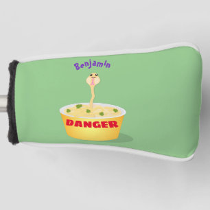 Schudnoedels, cartoon illustratie humor golfheadcover