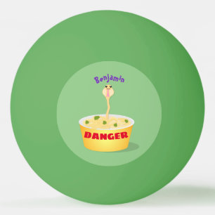 Schudnoedels, cartoon illustratie humor pingpongballen