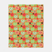 Schudschilfering van appelen fleece deken (Voorkant)