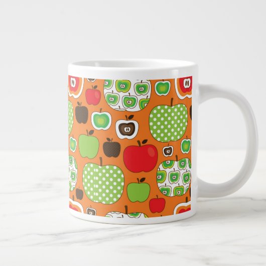 Schudschilfering van appelen jumbo beker (Rechts)