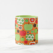 Schudschilfering van appelen mok (Midden)