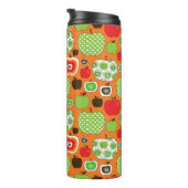 Schudschilfering van appelen thermosbeker (Geroteerd rechts)