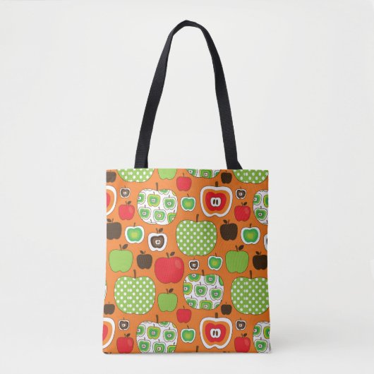 Schudschilfering van appelen tote bag (Voorkant)