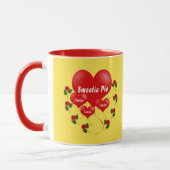 Schudtaart - romantische mok (Links)