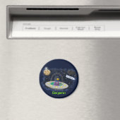 Schudvis uit de cartoon van de ruimte magneet (Insitu (Vaatwasser))